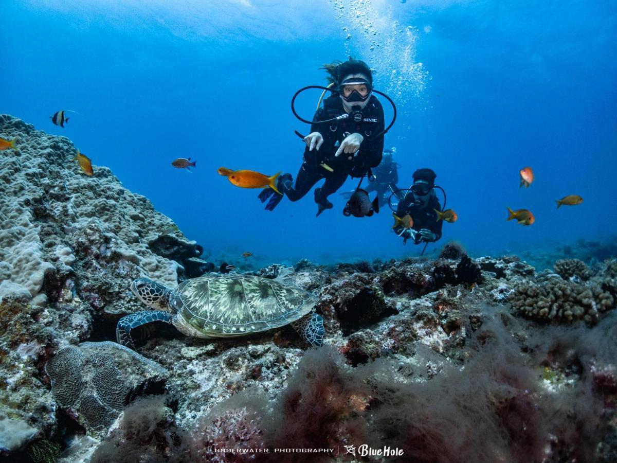 藍洞潛水blue Hole Dive Center Acomodação com café da manhã Heng-ch'un Exterior foto